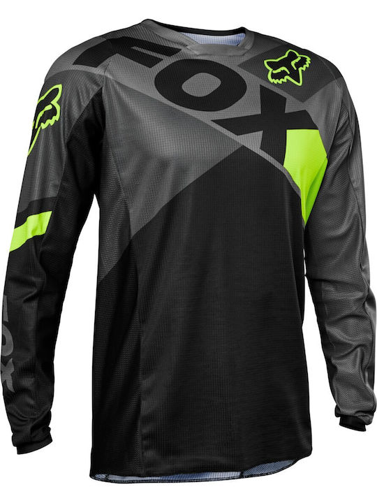 Fox 180 Xpozr Tricou Pentru Bărbați Motocross Mânecă Lungă Gri Fox 180 Xpozr Tricou Pentru Bărbați Motocross Mânecă Lungă Gri