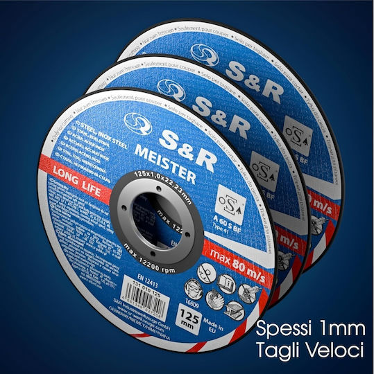 Set Discuri De Tăiere Metal 115mm 25 Bucăți