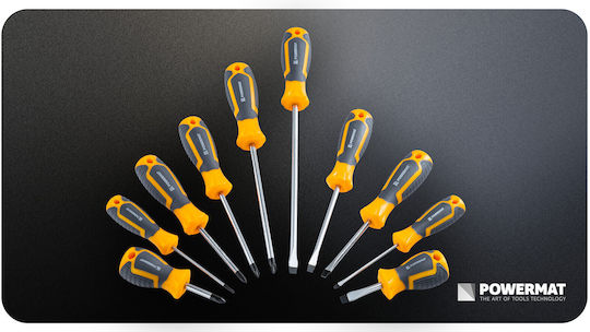 Powermat Set de 10 Șurubelnițe Magnetice de Precizie