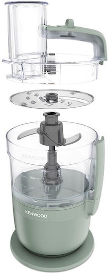 Kenwood Compact Procesor Alimentar Multifuncțional 900W cu Recipient 1.3lt și Vas Blender Verde