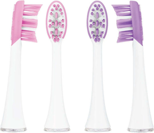 Vitammy Tip Aurum Rose Sonic Electric Toothbrush Replacement Heads 4 Pieces