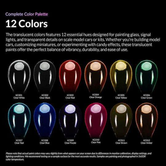 Gaahleri Modellbau-Farben Schwarz 20ml