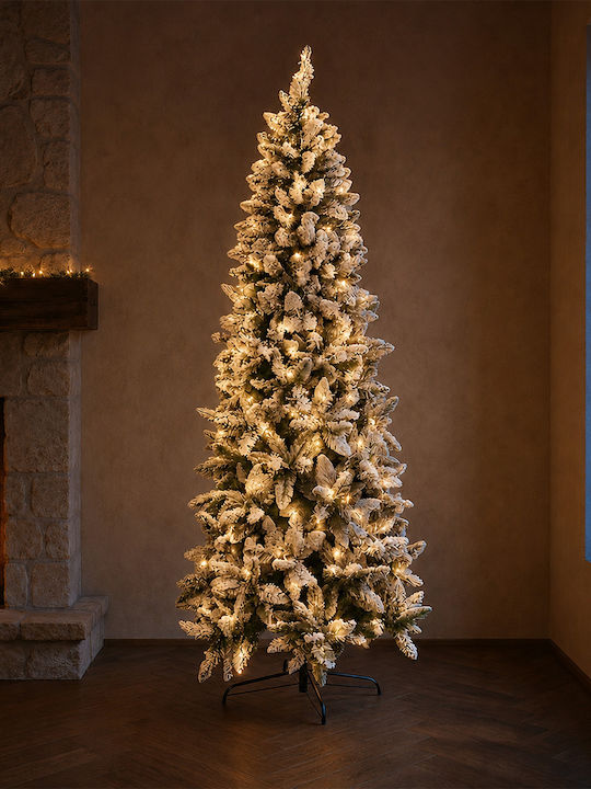 Weihnachtsbaum Schlank 210cm Weiß
