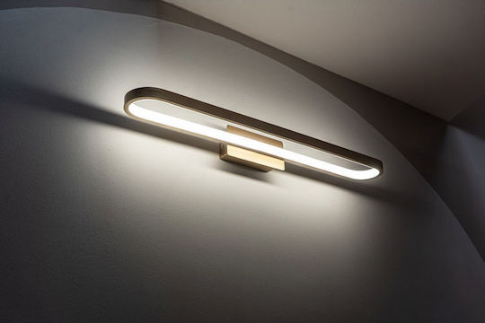 Rabalux Modern Bathroom Wall Light with Integrated LED and Natural White Light Gold