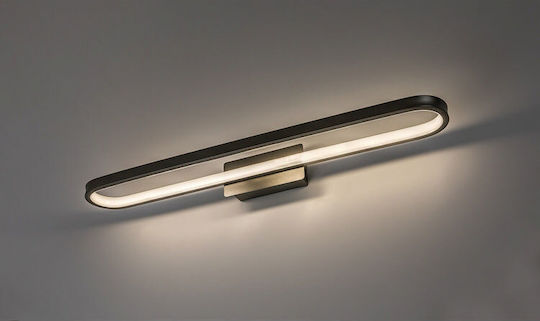 Rabalux Modern Bathroom Wall Lamp with Integrated LED and Natural White Light Grey