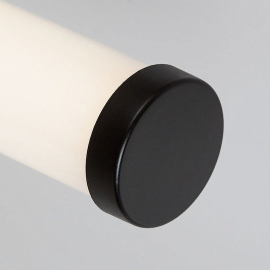 Rabalux Modern Bathroom Wall Lamp with Integrated LED and Natural White Light Black
