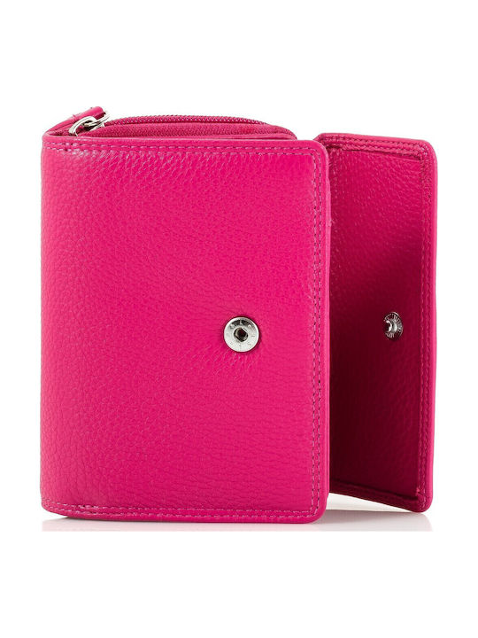Damenbrieftasche Klein Leder Lila