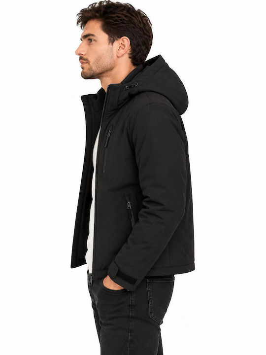 Jacke Wasserdicht Black