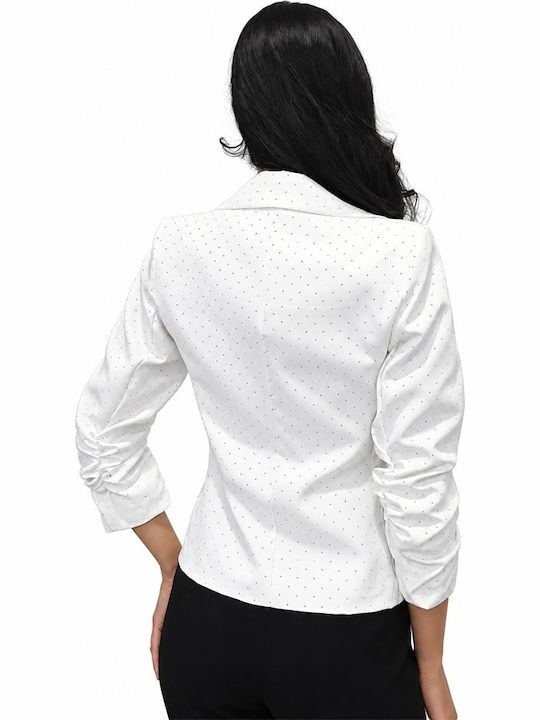 Sacou scurt de damă White