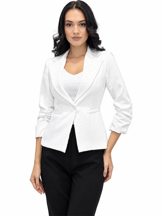 Sacou scurt de damă White