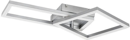 Rabalux Smart Deckenleuchte montieren 50cm Silber mit Integrierte LED Rabalux Smart Deckenleuchte montieren 50cm Silber mit Integrierte LED