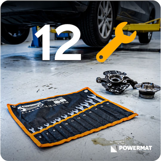 Powermat Σετ 12 Μονά Κλειδιά Πολύγωνα