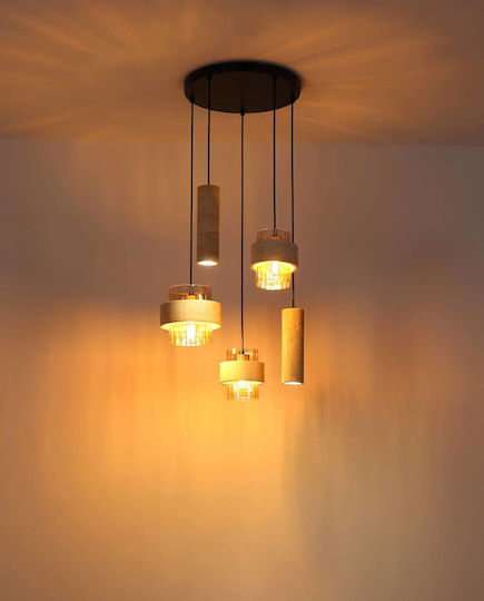 Globo Lighting Κρεμαστό Φωτιστικό Μαύρο