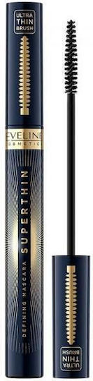 Eveline Superthin Defining Mascara for volume, Curling & Length Black 6ml