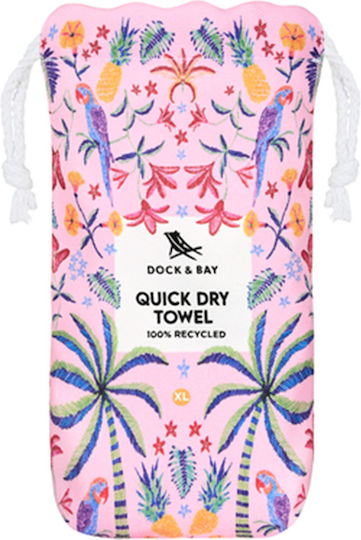 Dock & Bay Kids' Beach Towels Pink Paradise Extra Large 200x90cm 1011625281 Girl Collection Su26