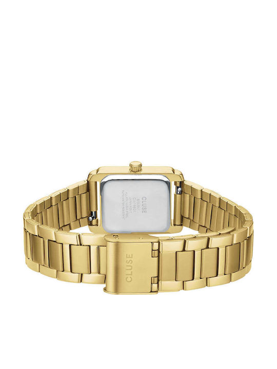 Cluse Damenuhr 22.4mm Batterie mit rostfreiem Stahlarmband Dark Cherry/Gold