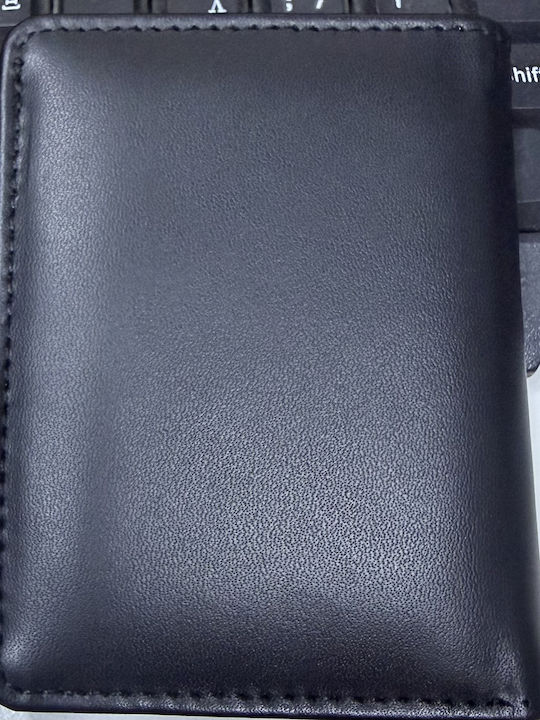 Leder Herrenbrieftasche Karten Schwarz