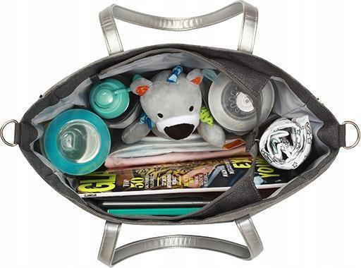 Babyono Shoulder/Hand Diaper Bag Gray