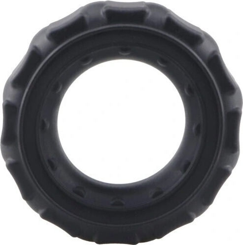Liquid Silicone Cock Ring No.5 Strong Erection Black