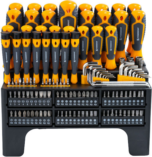 Powermat Σετ 108 Κατσαβίδια Ακριβείας