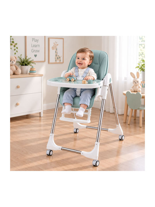 Bike Toys Scaun Înalt De Masă Bebe Pliabil Verde Bike Toys Scaun Înalt De Masă Bebe Pliabil Verde