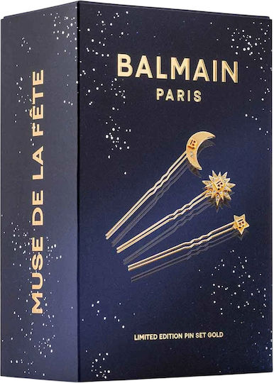 Balmain Paris Clame De Păr Transparente 3 Bucăți