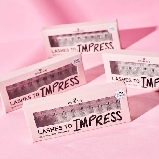 Essence Lashes To Impress Individuals 07 Black Bundled 20 Pieces with Glue