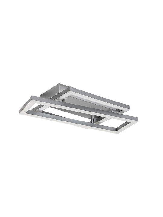 Rabalux Smart Deckenleuchte montieren 37cm Silber mit Integrierte LED Rabalux Smart Deckenleuchte montieren 37cm Silber mit Integrierte LED