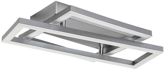 Rabalux Smart Deckenleuchte montieren 37cm Silber mit Integrierte LED Rabalux Smart Deckenleuchte montieren 37cm Silber mit Integrierte LED