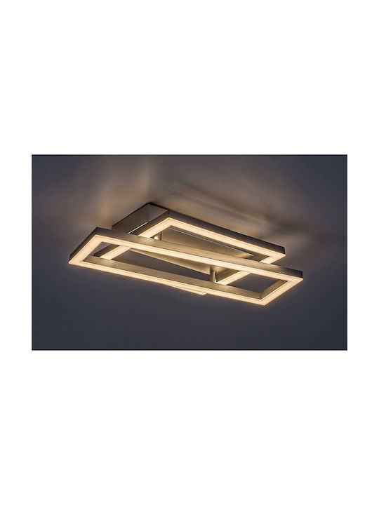 Rabalux Smart Deckenleuchte montieren 37cm Silber mit Integrierte LED
