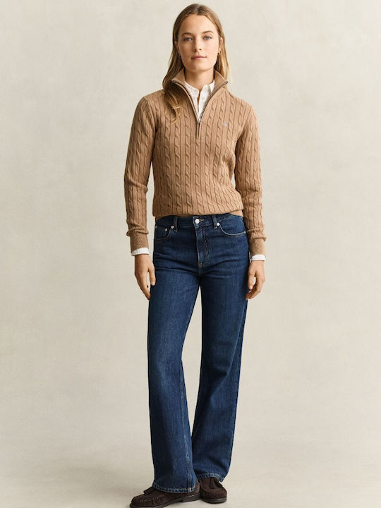 Damen Sport Top in Taupe