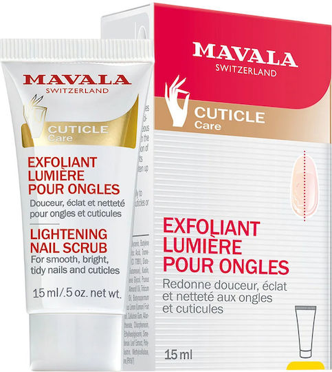 Mavala Switzerland Produs pentru întărirea unghiilor pentru unghii sub formă de Cremă Lightening Scrub 15ml