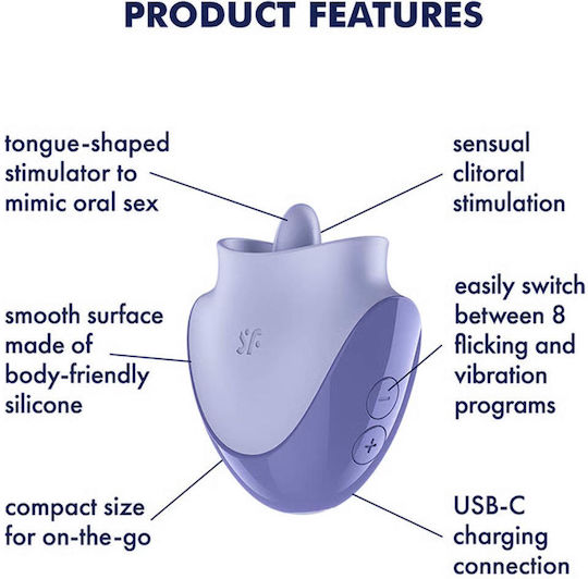 Satisfyer Vibrator Mini Δονητής Λιλά