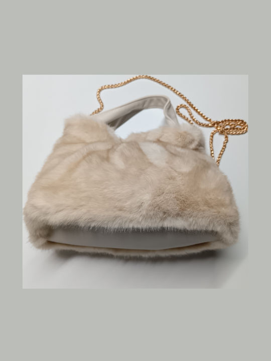 Günstige Damen Schultertasche Beige