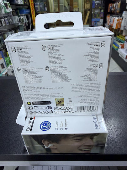 Borofone FQ14 Offenes Ohr Bluetooth Kopfhörer mit Ladekoffer Weiße