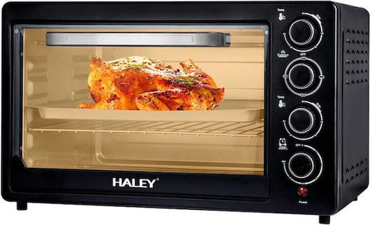 Haley Elektrischer Backofen 48l Keine Brenner mit Heißluft Schwarz