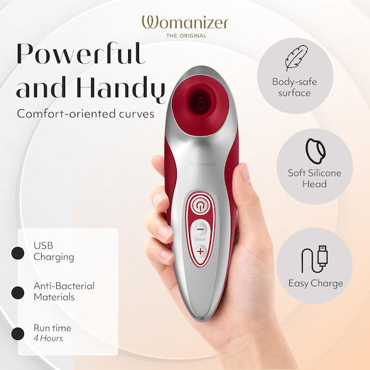 Stimulator Clitoridian Vibrator pentru Femei 6 Niveluri de Intensitate Ipx7 Rezistent la Apă 4h Durată a Bateriei Compact