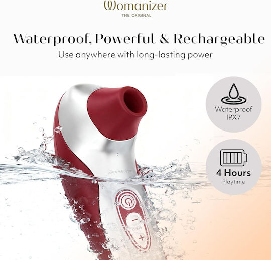 Stimulator Clitoridian Vibrator pentru Femei 6 Niveluri de Intensitate Ipx7 Rezistent la Apă 4h Durată a Bateriei Compact