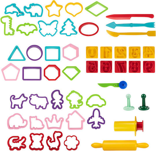 Genio Kids Cuttere pentru Plasticină pentru 3+ Ani 50 buc