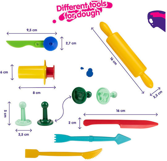 Genio Kids Cuttere pentru Plasticină pentru 3+ Ani 50 buc