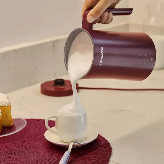 Create Aparat Studio pentru Spumă de Lapte Caldă și Rece cu Acoperire Antiaderentă 580 ml