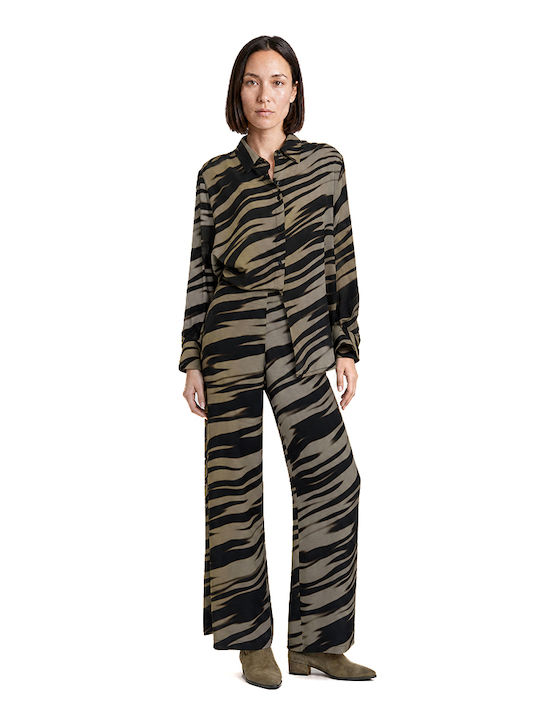Damen Hochbund Pantaloona Gelb-Schwarz W27B6131-ONE-Farbe