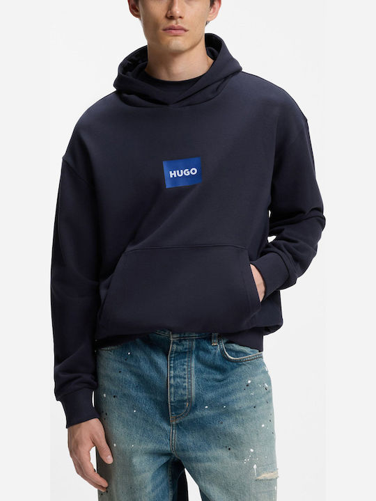 Hugo Sweatshirt Blue with Hood