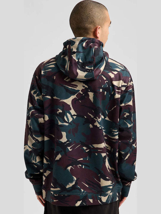 Oak Суитшърт с Качулка Seersucker Camo
