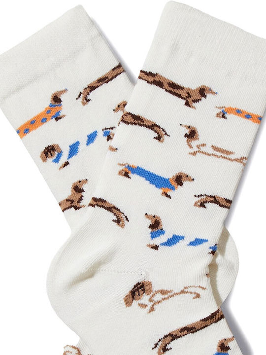 Besocks Socks With Beige Patterns