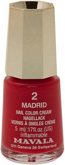 Nagellack Rot Cremes Glänzendes Einfacher Nagellack 5ml
