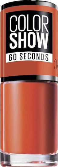 Maybelline Colorshow 60 Seconds Glossy Oja 341 Portocaliu Attack 7ml