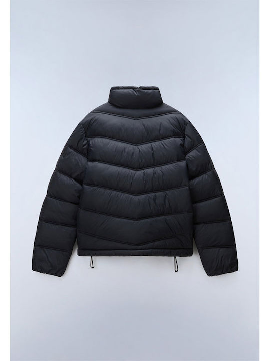 Jachetă Puffer Dama pentru Iarnă Neagră