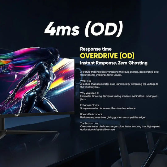 Armaggeddon PXP 34 Pro C Ултраширок VA HDR Извит Gaming Монитор 34" 180Hz с Време на реакция 1ms GTG