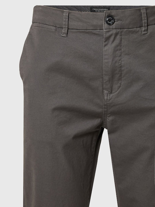 Men's Chino Elastic Regular Fit Grey